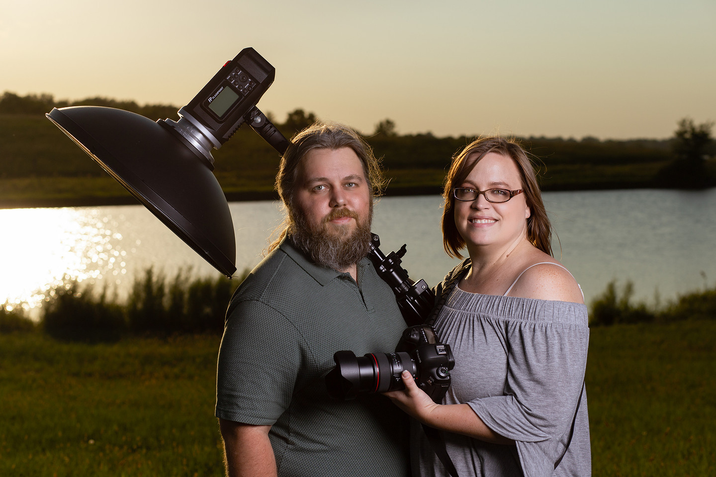 Photographers Mike and Amy Benkis of Benkis Photography in Omaha Nebraska